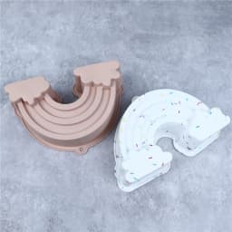 Cloud Rainbow Design Silicone Mold Fondant Chocolate Mould DIY Clay Model Cake Decorating Tools Baking Accessories