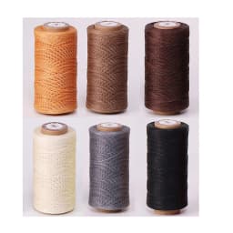 Leather Craft DIY Project 150D Leather Sewing Polyester Flat Wax String Diameter 0.8mm 50 Meters