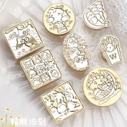 Wax Seal Stamp Cute Animals Stamp Head For Cards Envelopes Festival Invitations Scrapbooking Fire Paint Sealing Head
