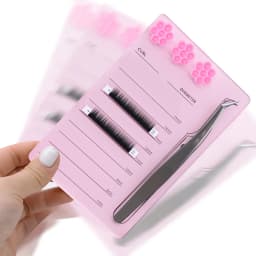 Eyelash Extension Scale Holder Magnetic Acrylic Lash Board With Glue Pallet Cup False Eyelashes Pad Lash Makeup Tools Wholesale