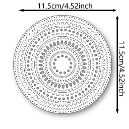 Pattern Rings Metal Cutting Dies 2024 New Arrivals Cut Scrapbook Craft Decoration Embossing Template DIY Greeting Card Handmade