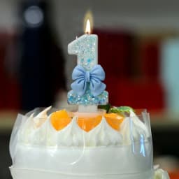 Bow Birthday Candles Number Candle Cake Candle Decoration Baby Shower Party Cake Topper Decor Anniversary Decor
