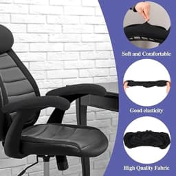 Waterproof for Office Home Stretch Chair Armrest Covers High Quality Computer Chair Elbow Arm Rest Protector Dustproof