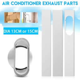 Newest Portable Window Kit Slide Plate Adjustable Adaptor Wind Shield Exhaust Hose Tube Connector Air Conditioner Accessories