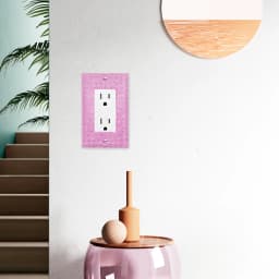 1 Wall Panel Light Switch Cover, Various Styles, Pink/White/Black/Gold Diamond, Socket Cover, Sturdy and Durable