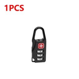 1-5PCS Portable Alloy Lock Padlock Outdoor Travel Luggage Zipper Backpack Handbag Safe Anti-theft Combination Code Number Lock