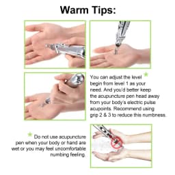 3/5-in-1 Massage Acupuncture Pen Electronic Acupuncture Point Pen Laser Meridian Energy Pulse Massage Pen MultiFunction Massager