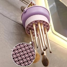 3-In-1 Silicone Makeup Brush Cleaner Mat & Drying Rack - Cosmetic Brush Cleaning & Air Dry Tool, Beauty Tool Organizer Kit