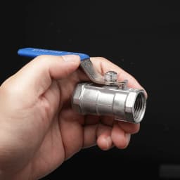 Plumbing Connection Ball Valve Switch Female Threaded Stainless Steel Faucet SS304 BSPT 1/4' 3/8' 1/2' 3/4' 1' 1-1/4' 1-1/2'