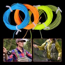 Fly Fishing Line 100FT/30.5M Weight Forward Floating Line 2 Loops 2F/3F/4F/5F/6F/7F/8F Fishing Line For Trout Fly Fishing Tackle