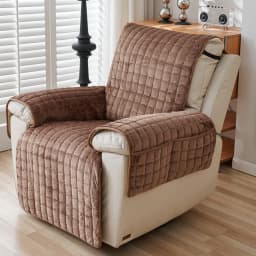 Recliner Sofa Protector Cover with Armrests Pockets Armchair Case Plush Sofa Cover Non-Slip Wear Resistant Chair Covers