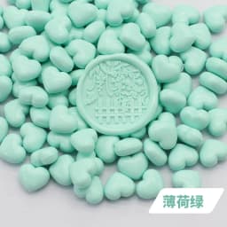 100pcs Heart-Shaped Sealing Wax Beads for Wax Seal Stamp, Great For Embellishment Of Card Envelope, Wedding Invitation