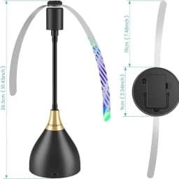 2PC/3PC fly repelling fan, USB interface insect repelling fan, portable table fan, suitable for picnics gatherings, barbecues