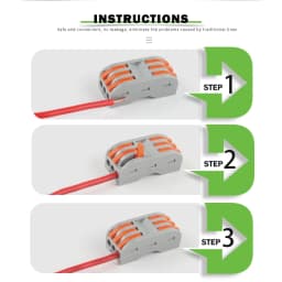 5PCS Fast Wire Connector Push-in Electrical Terminal Block Universal Splicing Wiring Cable Connectors For Cable Connection SPL 