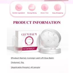 ICONSIGN Lash Glue Balm For Lash Lifting Fast Fixing Shape Eyelash Brow Lashes Lift Waterproof Wax Beauty Makeup Tools