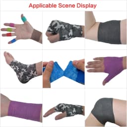 1 Roll 5*450cm Disposable Self-adhesive Flex Elastic Camouflage Bandage Tattoo Handle Grip Tube Wrap Elbow Stick Motion Tape