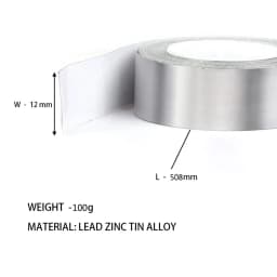 1 Roll Professional Lead Weights Golf Lead Tape Weight Self-Adhesion Putter Wedge Clubs Head Tapes for Putter Racket