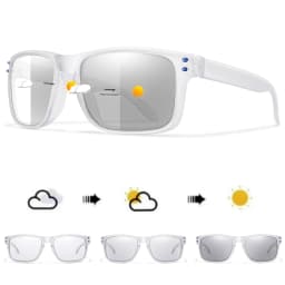 Simple Fashion Photochromic Cycling Sunglasses Men Women Outdoor Sport Mtb Bicycle Eyewear Square Windproof Classic Goggles