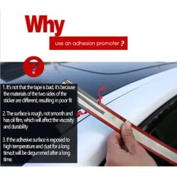 ADHESION PROMOTER + DOUBLE SIDED TAPE = BEST BUDDIES EVER 944 Primer Acrylic Foam Tape Increase Viscosity 80%