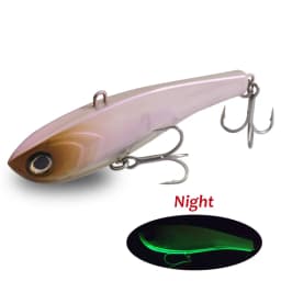 GOBAIT VIBRATION High Pitch VIB 10g 17g 34.5g Sinking Pencil Lure Long Casting Fishing Bass Pesca Swimbait Hook Silicone Bait