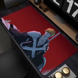Ichigo Bleach Kurosaki Deskmat Black Rubber Keyboard Laptop Office Mousepad Gamer Gaming Large Mouse Pad 100x50 Extended Carpet