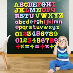 Magnetic Letters Numbers Alphabet ABC 123 Fridge Magnets Plastic Educational Preschool Learning Toy Set Uppercase Lowercase Math