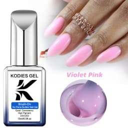 KODIES GEL Biabs Builder Nail Gel Polish Brush On Violet Pink Construction Gel for Extension High Viscosity Hard Gellak Manicure