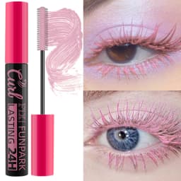 9 Color Mascara Thick Curl Waterproof Natural Eyelash Long Lasting Blue White Green Pink Black Eye Makeup Korean Cosmetics