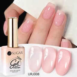 UR SUGAR 15ml Champagne Gold Sliver Reflective Glitter Gel Nail Polish Varnish Semi Permanent Soak Off UV Gel For Manicure Art
