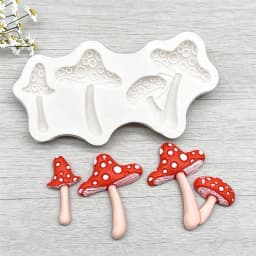 Mushroom Silicone Mold Sugarcraft Chocolate Cupcake Baking Mold Resin Fondant Cake Decorating Tools
