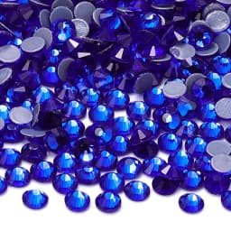 QIIY SS6-SS20 1440Pcs Top Glass Crystal Hotfix Rhinestones Flatback Glitter Stones Nail Art Decorations DIY Accessoriesries