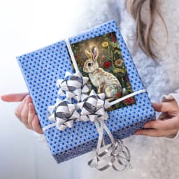 12pcs Enchanted Midnight Woodland Animals Postcards,Floral & Fauna Greeting Cards without Envelopes,Wall Art Prints Home Decor
