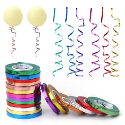 Balloon Ribbon Birthday Decor 10Meter/Rolls 5mm Birthday Party Decor Wedding Balloon Laser Rope Satin Ribbons Party Decoration