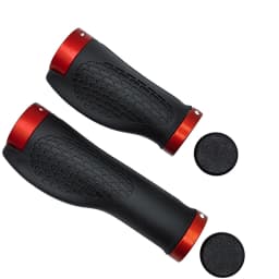 PE Rubber MTB Bike Grips Handlebar Cover Rubber Soft Anti-Skid Bicycle Grip Alloy Lock Bar BMX Handle Cuffs Cycling Accessories