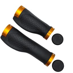 PE Rubber MTB Bike Grips Handlebar Cover Rubber Soft Anti-Skid Bicycle Grip Alloy Lock Bar BMX Handle Cuffs Cycling Accessories