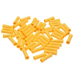 100PCS Red/Blue/Yellow Butt Connectors Crimp 12-10/ 22-16 AWG Butt Connector Fully Insulated PVC Wire Butt Splice Connectors