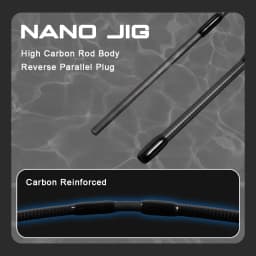 MIFINE Nano Jig Zero Spinning Rod Ultra-lightweight Fishing Rod 0.2-0.8g 1.68m/1.83m Fuji Rings MF Action for Bass Trout Fishing