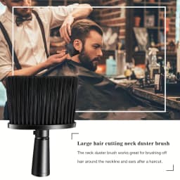 Soft Hair Cutting Neck Dust Removal Brush, Perfect for Cleaning Hair on the Neck and Ears, Hair Styling Accessories