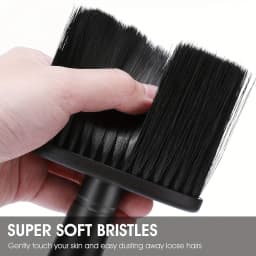 Soft Hair Cutting Neck Dust Removal Brush, Perfect for Cleaning Hair on the Neck and Ears, Hair Styling Accessories