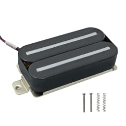 Phrilam Pro Super Power Electric Guitar Hot Dual Rails Pickup Humbucker Pickup 14.1K Black Guitar Parts