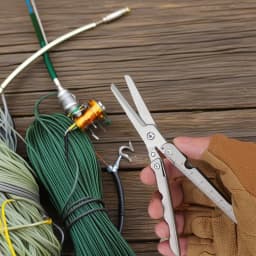 Outdoor Portable folding stainless steel multifunctional scissors camping, hunting, fishing multifunctional Outdoor small tool