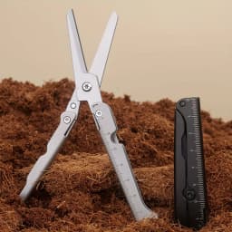 Outdoor Portable folding stainless steel multifunctional scissors camping, hunting, fishing multifunctional Outdoor small tool