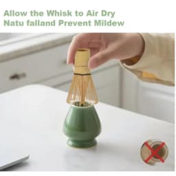 Matcha Whisk - Bamboo Whisk for Matcha Powder, Handcrafted Organic Traditional Japanese Chasen Panese Chasen for Authentic Tea