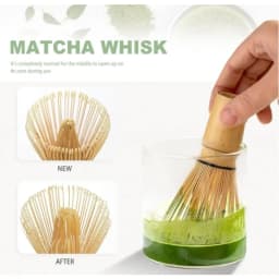 Matcha Whisk - Bamboo Whisk for Matcha Powder, Handcrafted Organic Traditional Japanese Chasen Panese Chasen for Authentic Tea