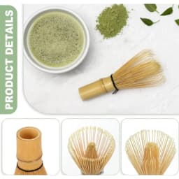 Matcha Whisk - Bamboo Whisk for Matcha Powder, Handcrafted Organic Traditional Japanese Chasen Panese Chasen for Authentic Tea