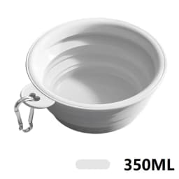 350ML Folding Dog Dish Collapsible Pet Bowl Water for Dog Drinking Bowl Cat Water Bowl Drinking Fountains for Dogs