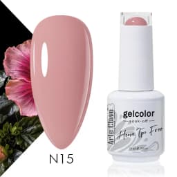 Arte Clavo Rose Red Color Series 15ml Gel Nail Polish Hot Sale Long Lasting Soak Off Varnish Hybrid Nail Art Top Bsae Maincure