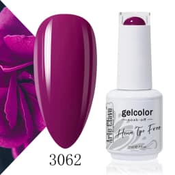 Arte Clavo Rose Red Color Series 15ml Gel Nail Polish Hot Sale Long Lasting Soak Off Varnish Hybrid Nail Art Top Bsae Maincure