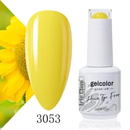 Arte Clavo Rose Red Color Series 15ml Gel Nail Polish Hot Sale Long Lasting Soak Off Varnish Hybrid Nail Art Top Bsae Maincure