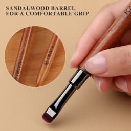 1pc Wood Gel Painting Brush Nail Construct Acrylic Brush for Manicure DIY Builder Tool Brush Pen Professional Gel False Tip Pen